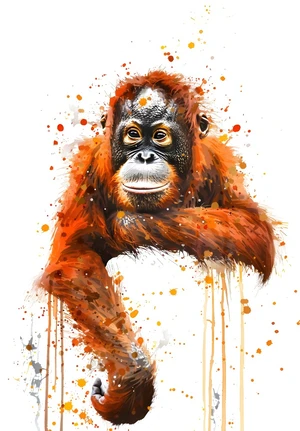Orang-outan DJALTA - "joueur"