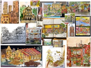 Mix Carnets de voyage