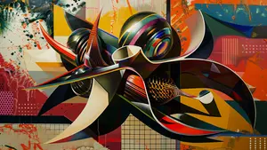 Non-Euclidean Painting 01