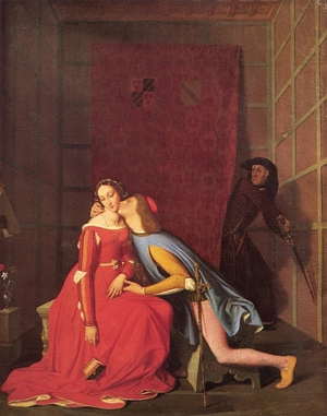 Jean-Auguste-Dominique Ingres - Paolo e Francesca