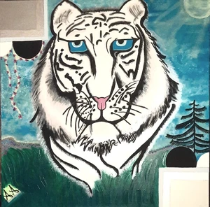 White Siberian Tiger 