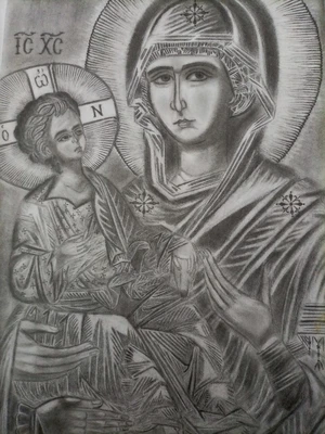 Virgin Mary and Jesus