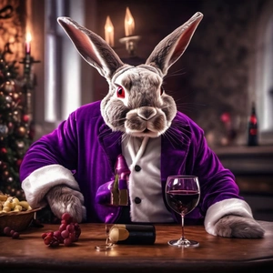 alcoholic animal -rabbit