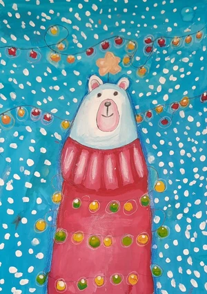 Bear at Christmas