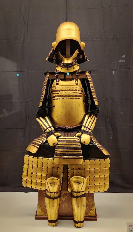 Explore the Majestic Gold Armor of Tokugawa Ieyasu - View Now