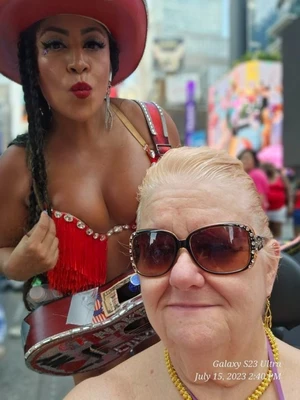 Naked Cowgirl and I