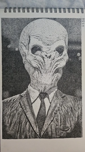 The silence, doctor who stippling 