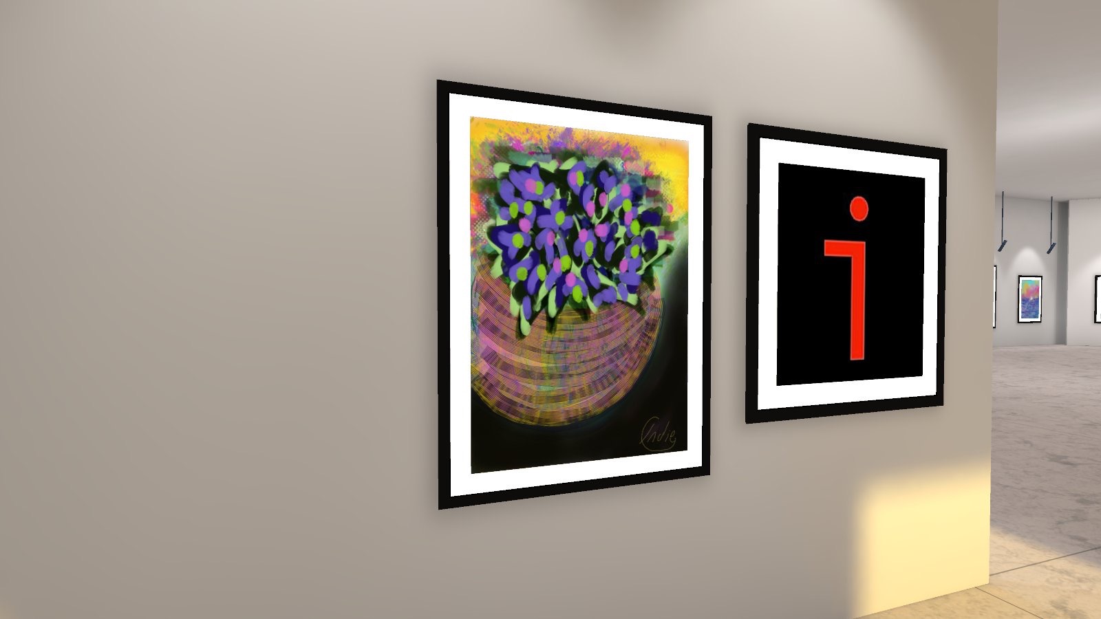 'LIVE & VIRTUAL' art by indie exhibition GALLERY TWO