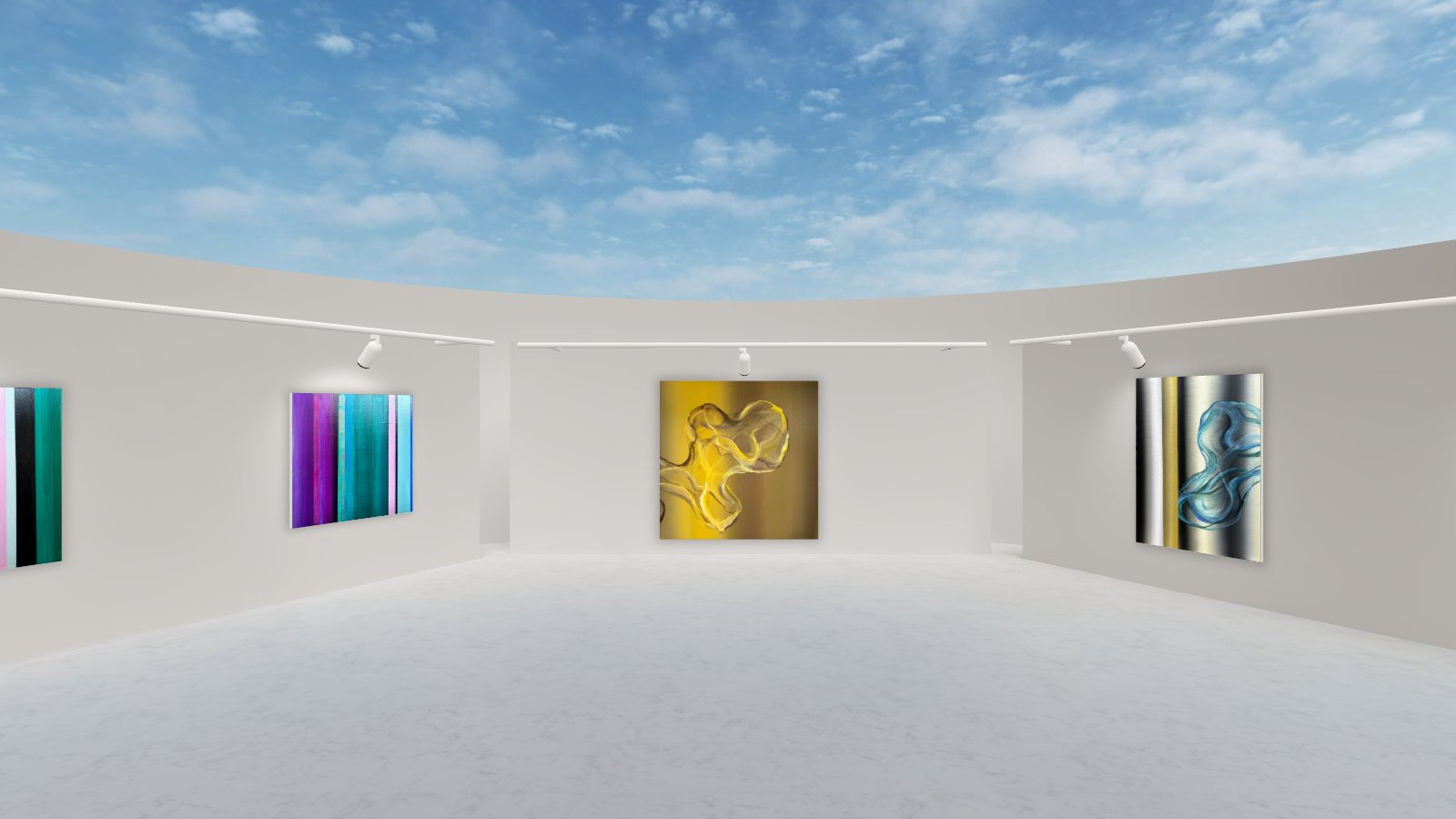 Brigitte Puschmann's Solo Exhibition Bubble Stripes