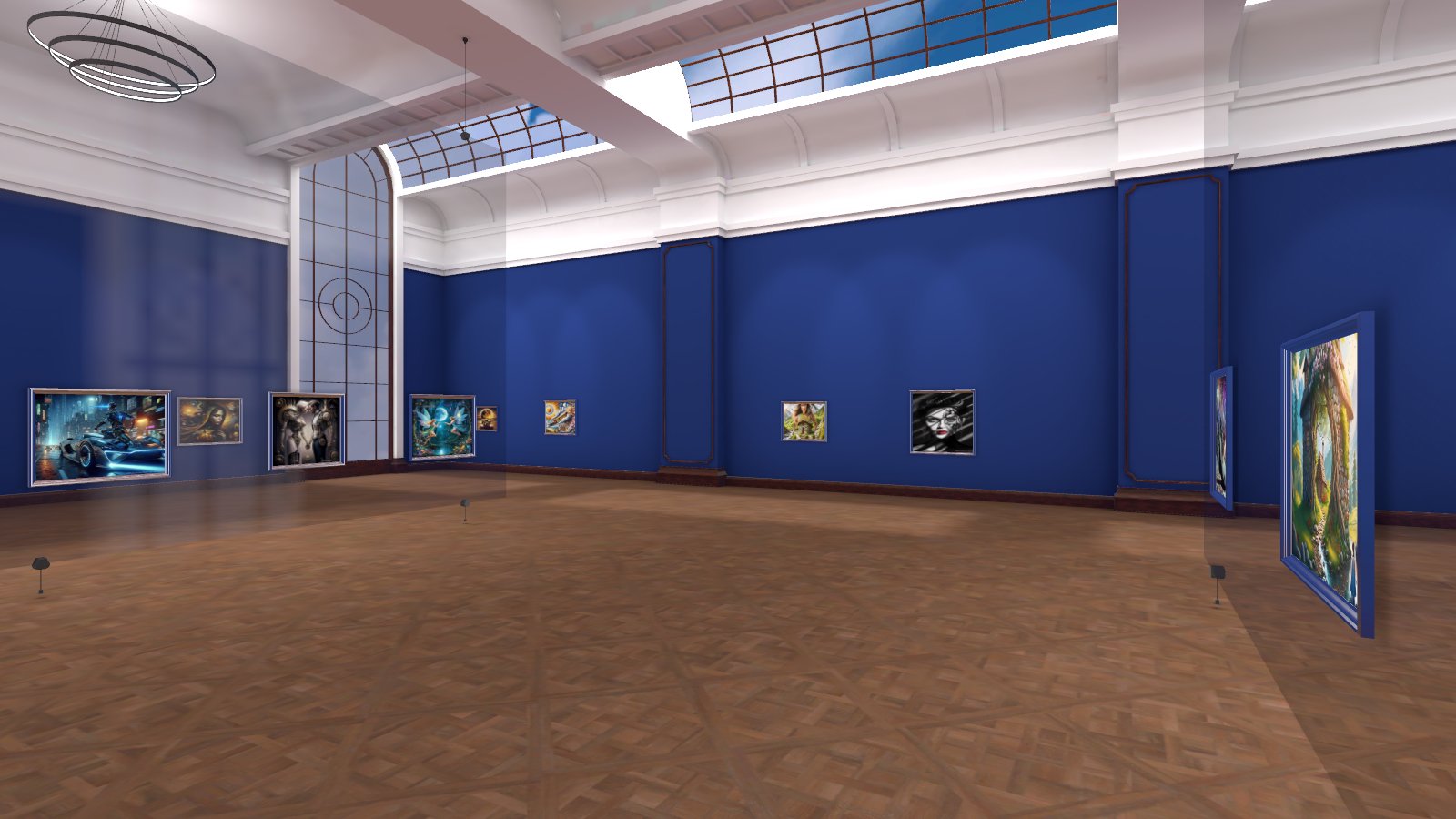 Mika Kersten virtual 3D AI art work exhibition