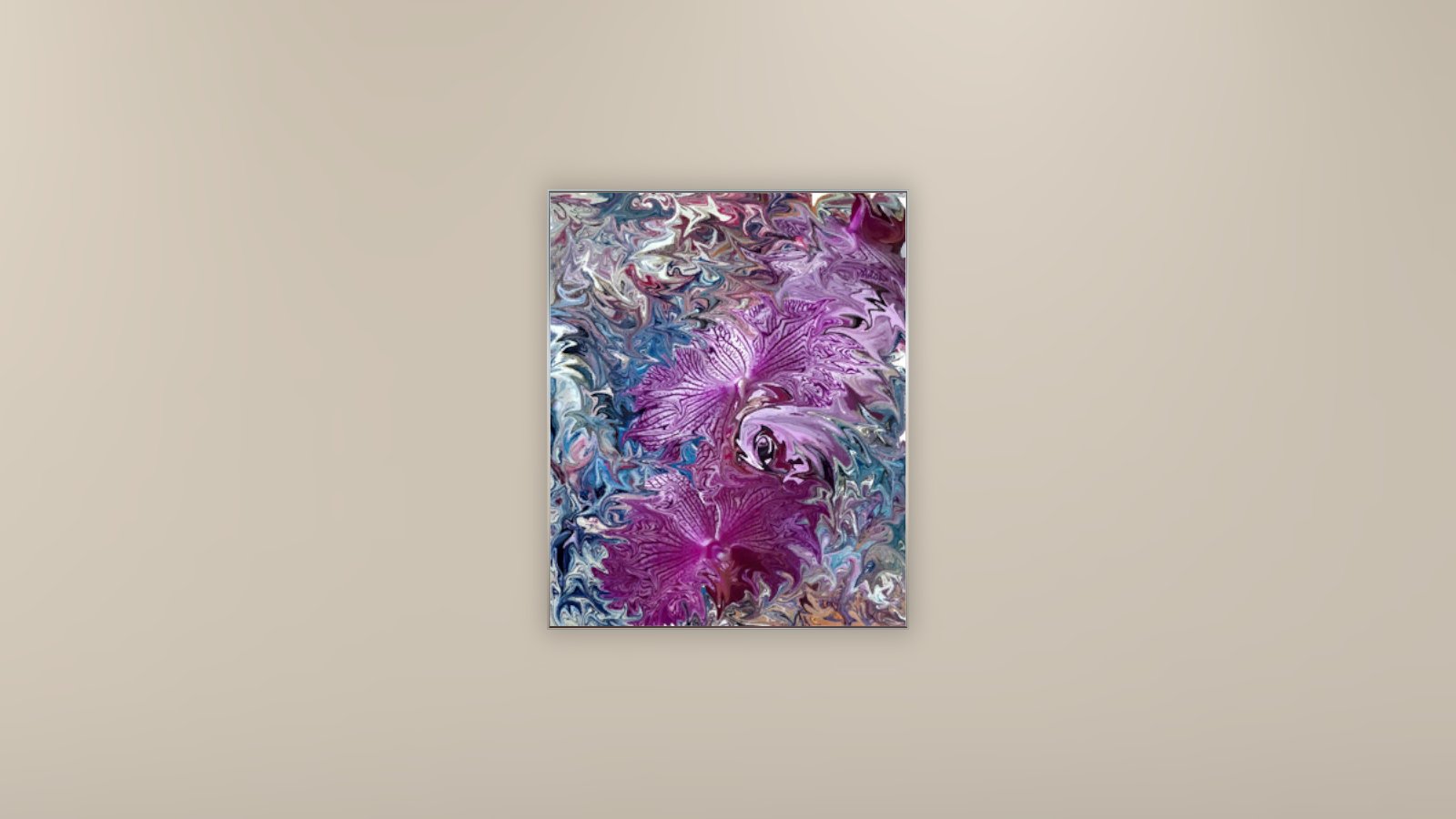 Abstract Maelstrom and melting petals