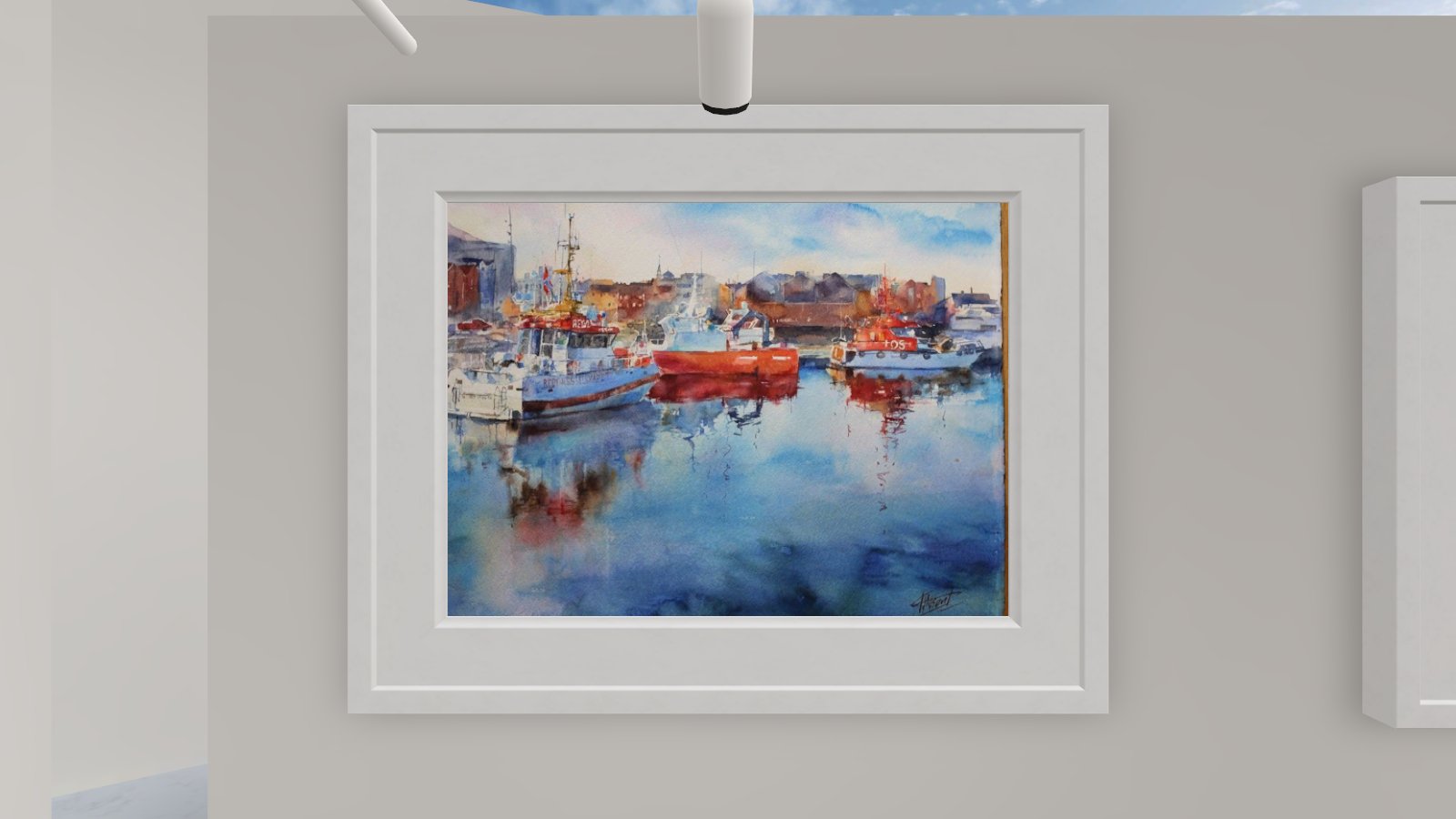 Painting pleasure inspired by Finnmark