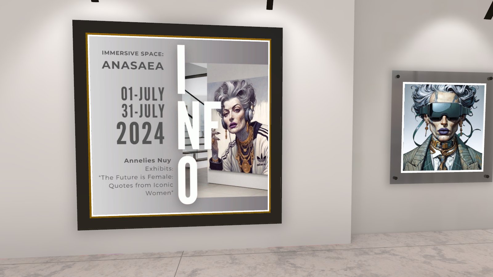 "The Future is Female: Quotes from Iconic Women" -- Curated by Annelies Nuy